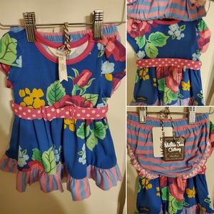 Matilda Jane, Bring You Roses Dress 3 to 6mo